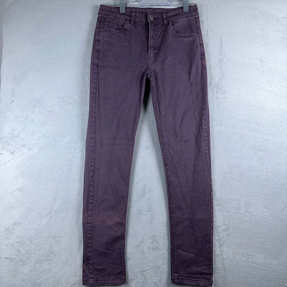Bench Skinny Jeans Women's Size 31 Mid Rise Five Design Pockets Light Purple